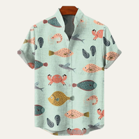 Rhodes shirt in Bird print