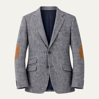 Linden | Single Breasted Herringbone Tweed Blazer