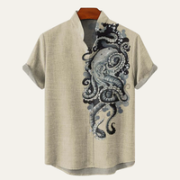 Rhodes shirt in Octopus print