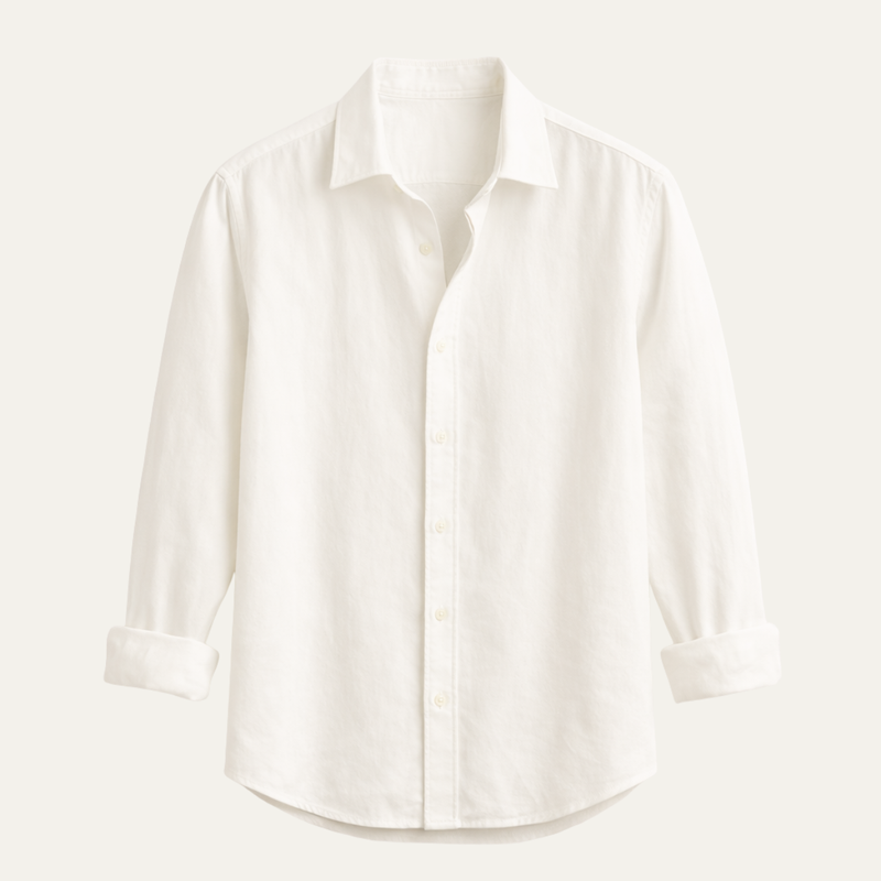 Casper Men's Cotton Linen Polo Shirt