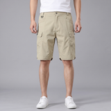 Jace | Cotton Cargo Shorts with Multi Pocket Utility Design