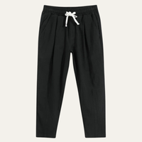 Homer Drawstring Lounge Trousers Black