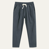 Homer Drawstring Lounge Trousers Dark Grey