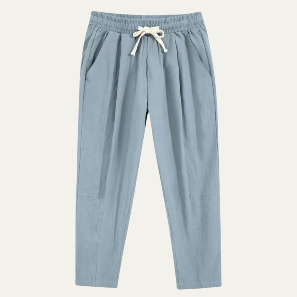 Homer Drawstring Lounge Trousers Light Grey