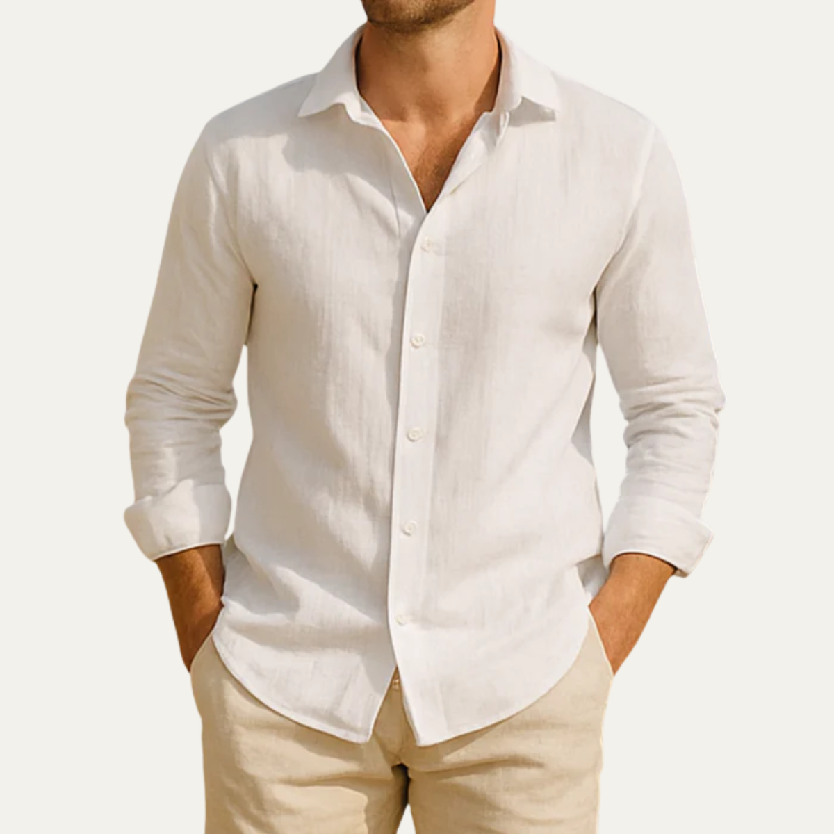 Casper polo White