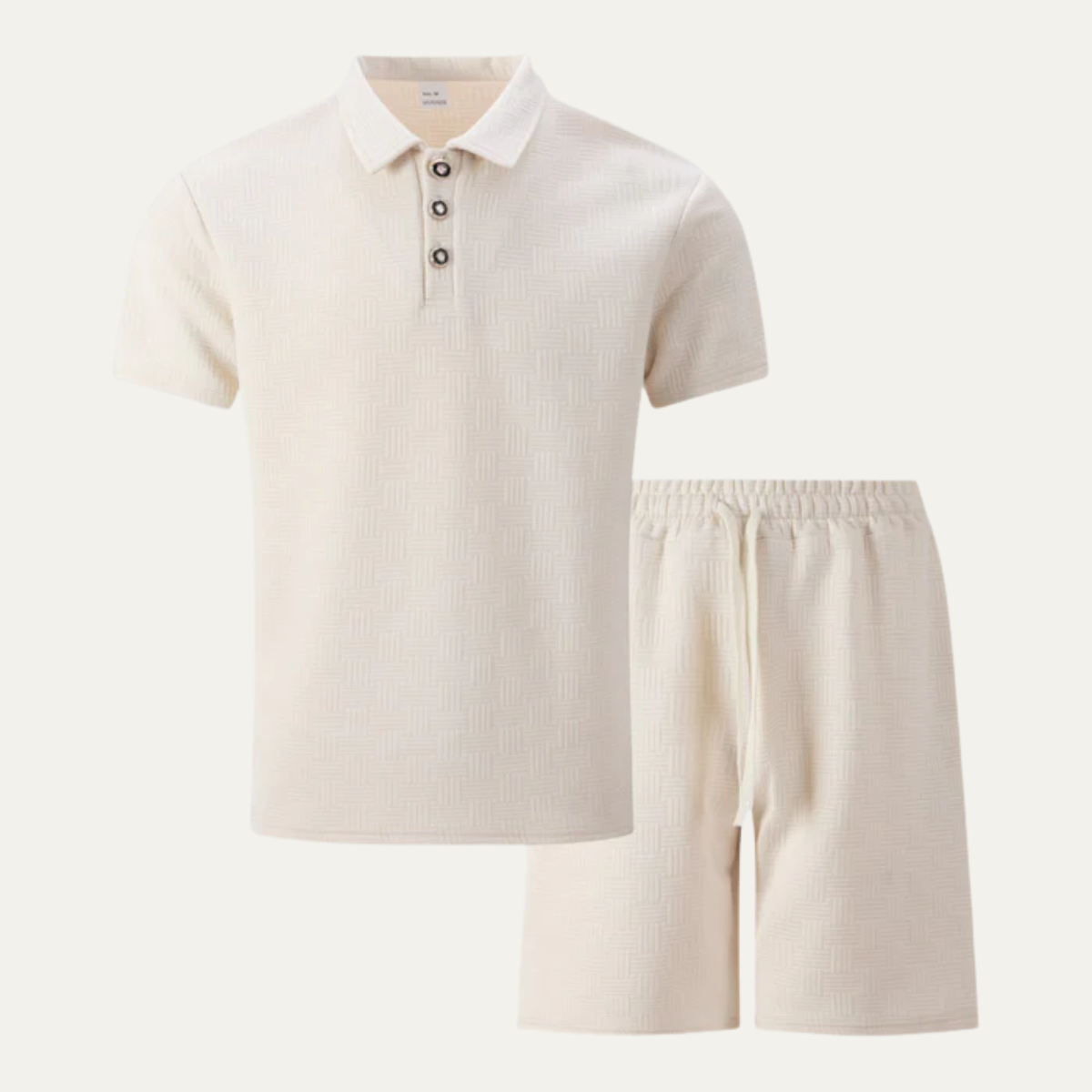 Brooks Men's Polo Shirt and Shorts Summer Set