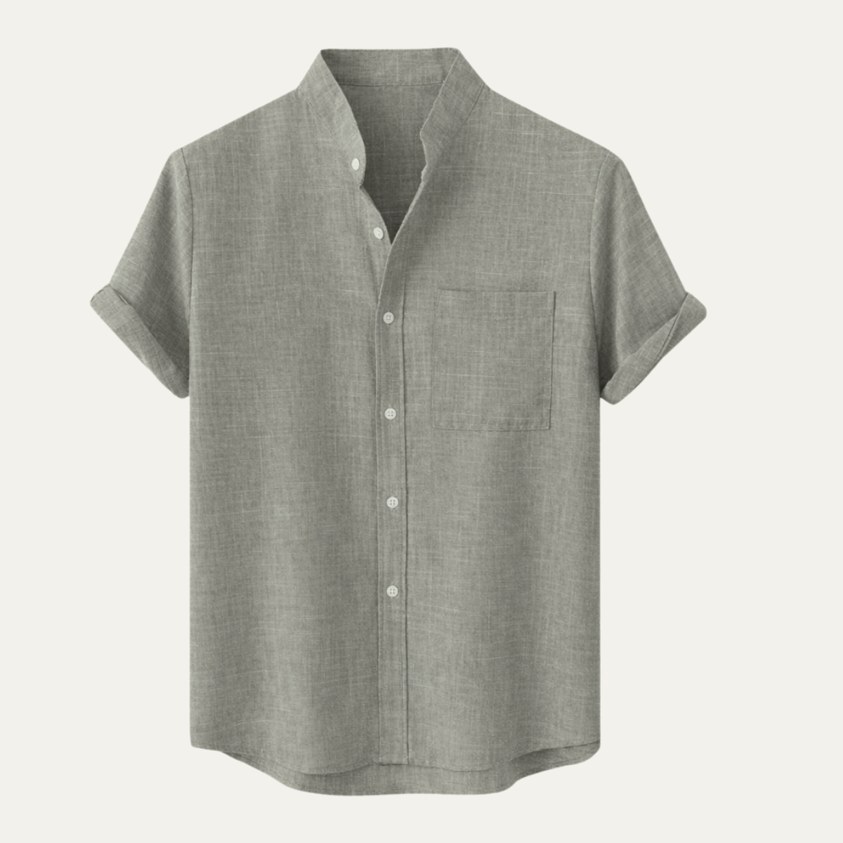 Kendrick | Solid Colour Soft Linen Button Up Shirt