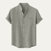 Kendrick | Solid Colour Soft Linen Button Up Shirt