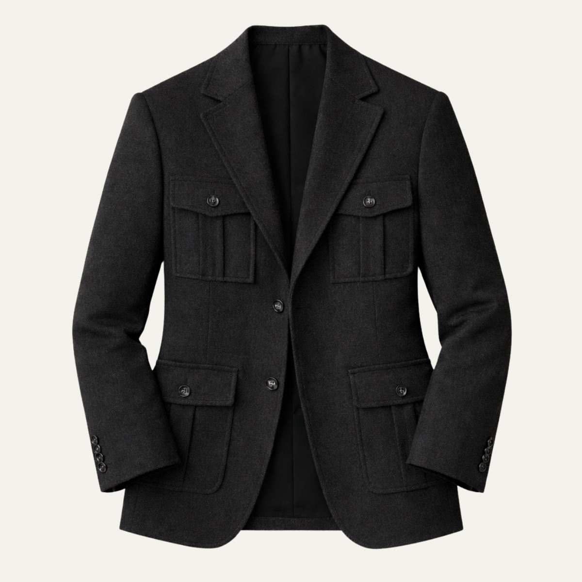 Lorenzo | Multi Pocket Tailored Tweed Blazer