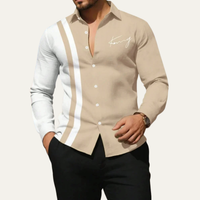 Alastair button-up shirt in Khaki