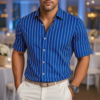 Beaumont button-up shirt in Blue