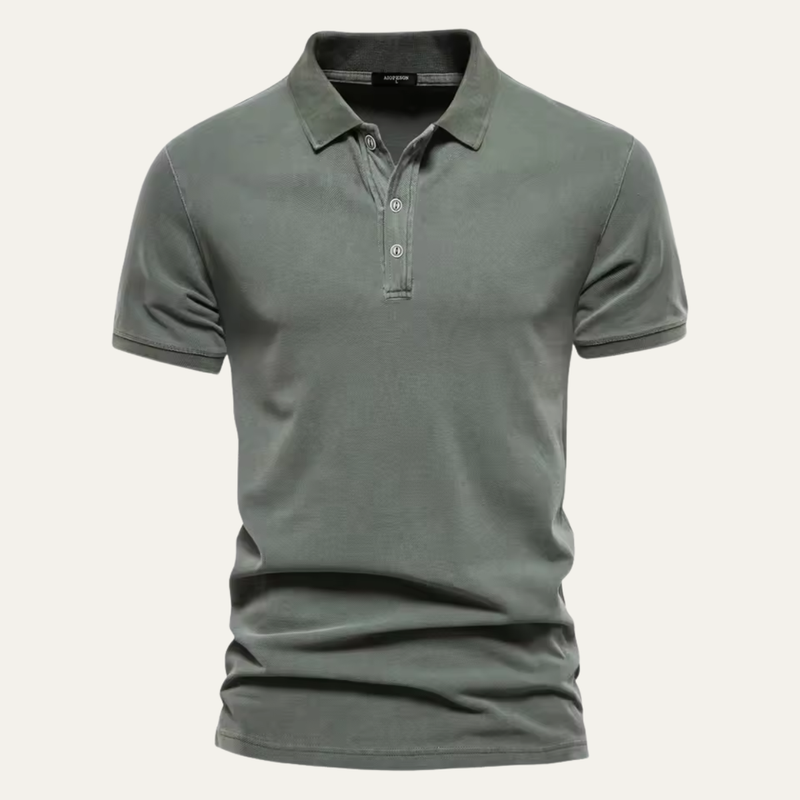 Lance | Cotton Tailored Smart Polo Shirt