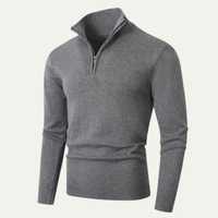 Monroe | Slim Fit Half Zip Knit Jumper
