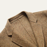 Magnus | Classic Tweed Texture Single Breasted Blazer