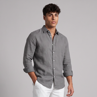 Demetrius | Relaxed Button Up Linen Summer Shirt