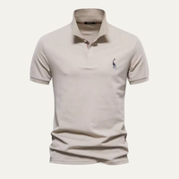 Kai | Cotton Tailored Short Sleeve Polo Shirt