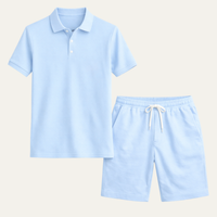 Quentin polo shirt and shorts summer set