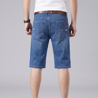 Gregory | Straight Fit Trendy Denim Shorts for Men