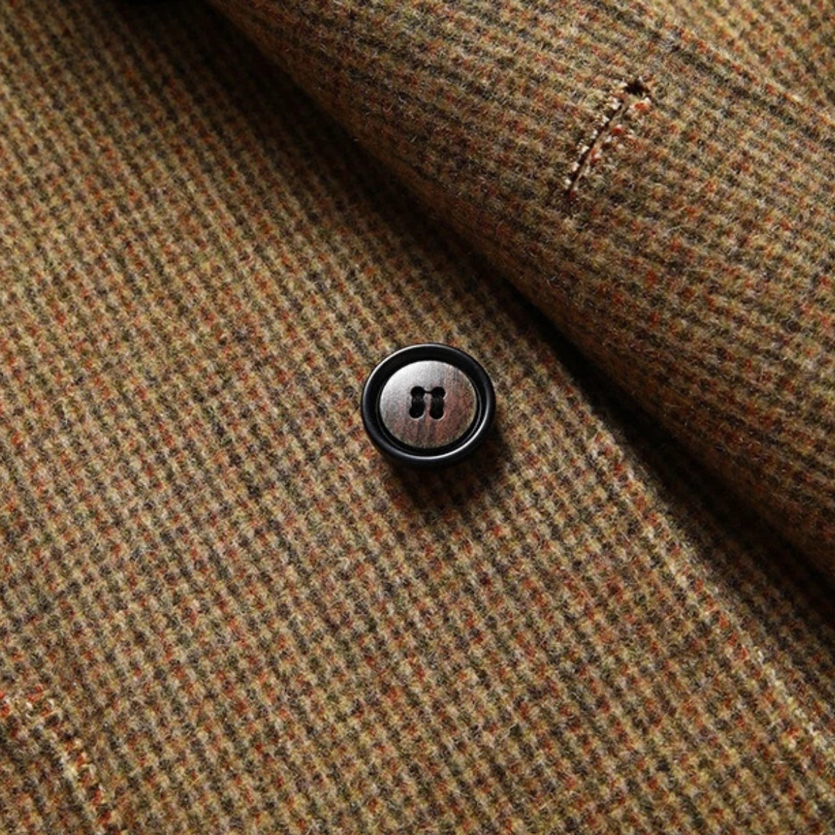 Magnus | Classic Tweed Texture Single Breasted Blazer