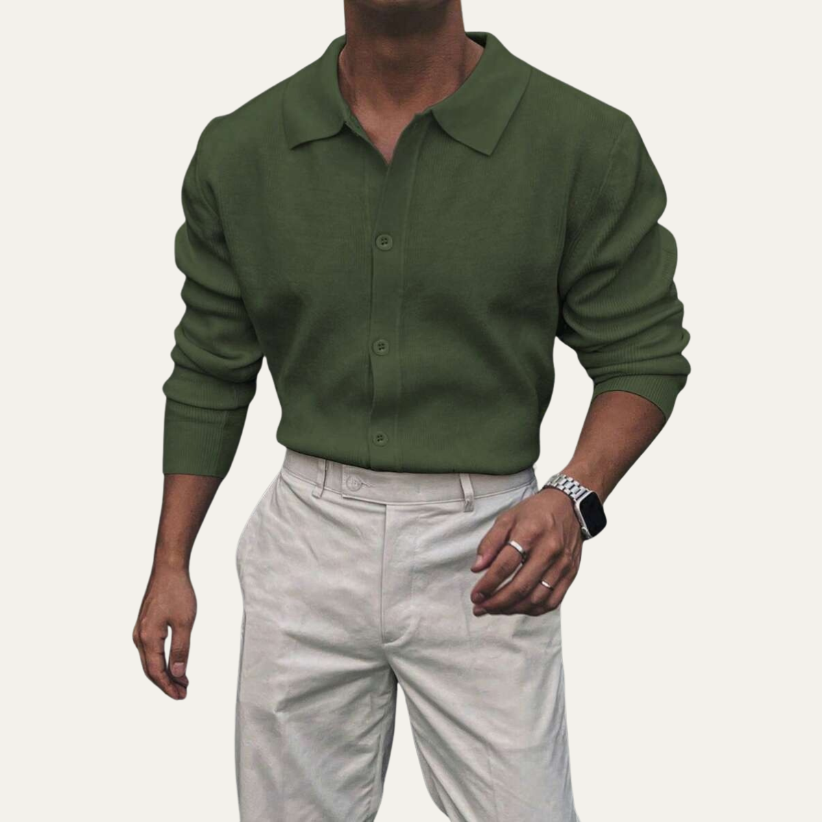 Keegan polo detail
