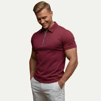 Cash polo Burgundy
