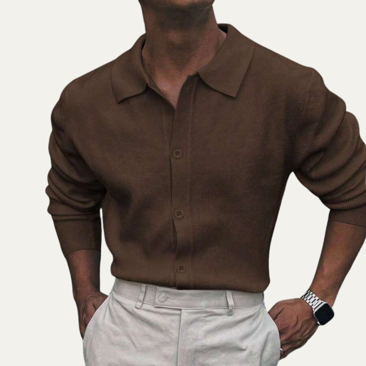 Keegan polo detail