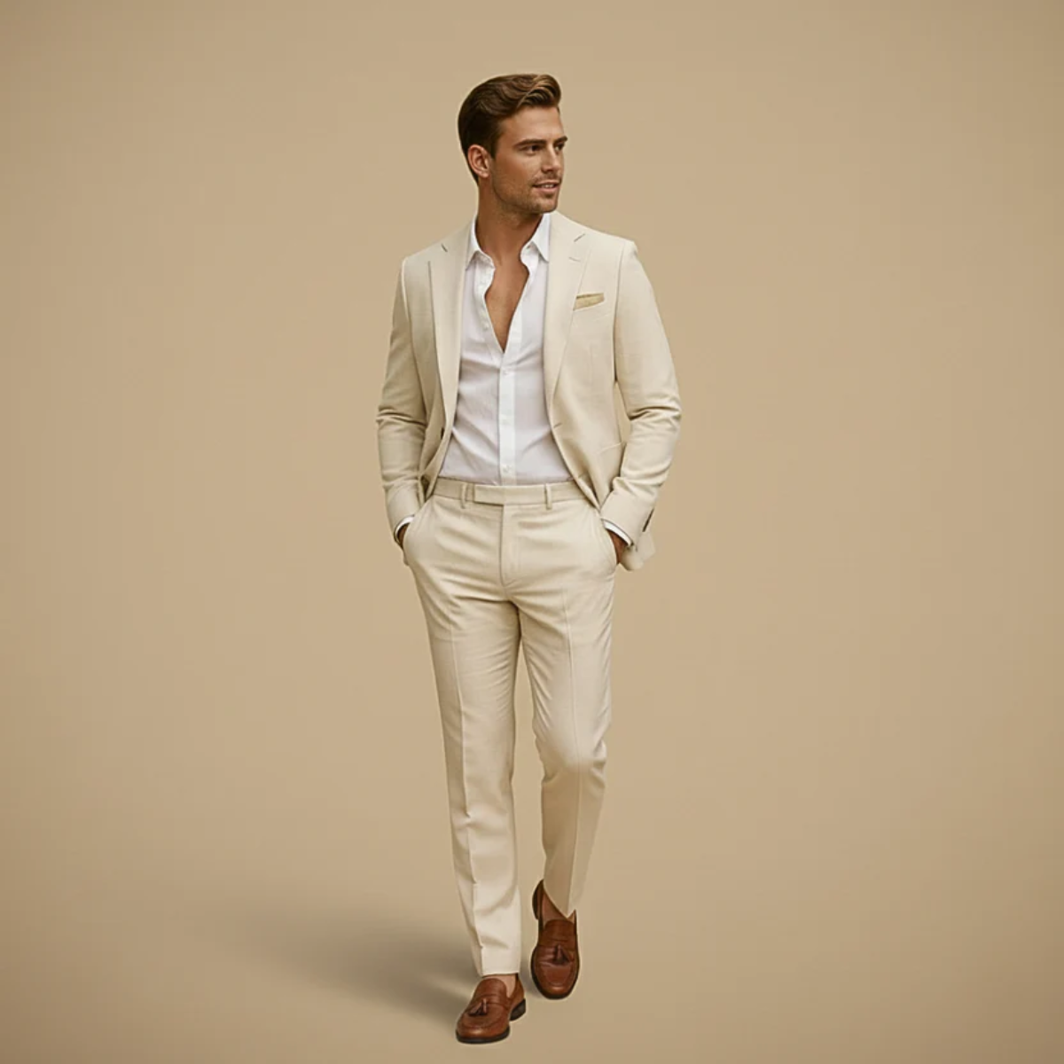 Duke suit in Beige