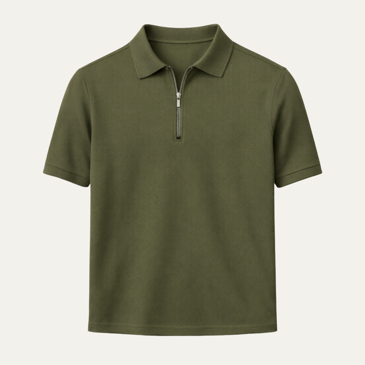 Cash Men's Zip Polo Shirt
