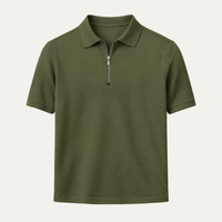 Cash Men's Zip Polo Shirt