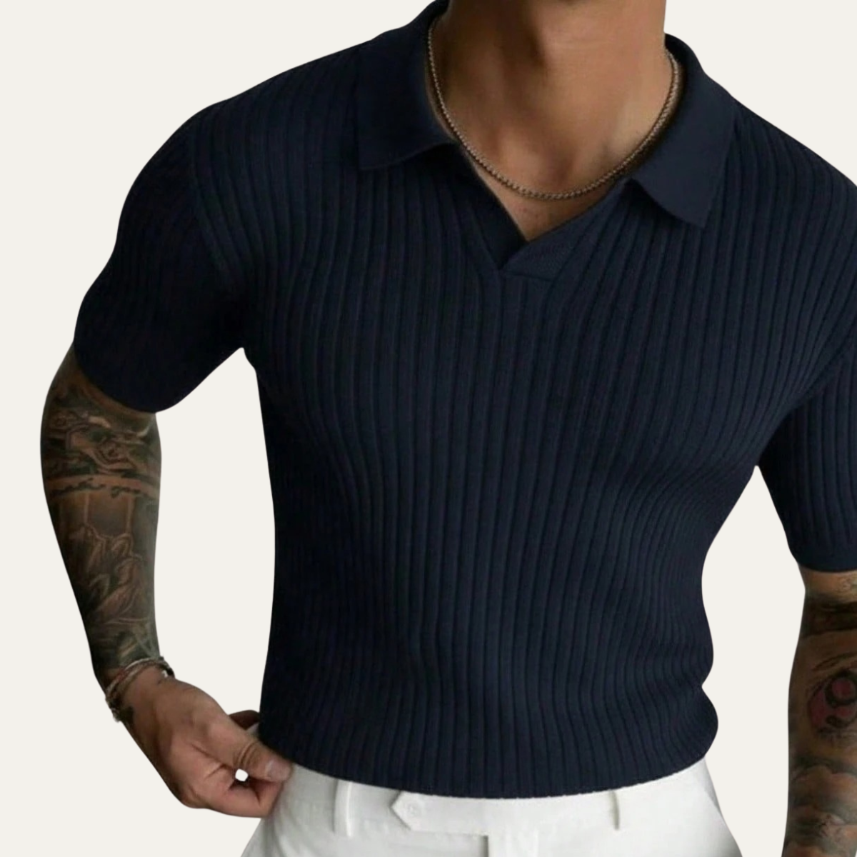 Keaton polo shirt Black
