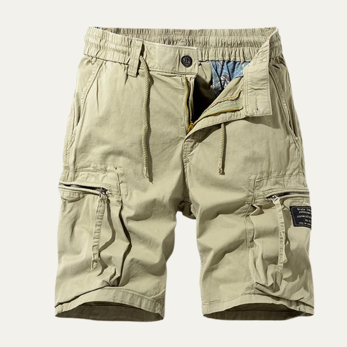 Godfrey Utility Cargo Shorts Khaki