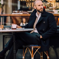 Draycott coat in Black, fourth view