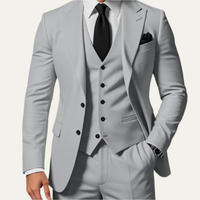 Maynard 3 piece suit Light Grey