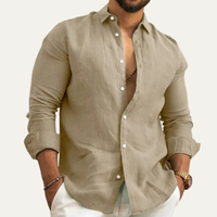 Demetrius linen shirt Beige