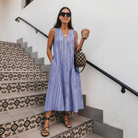 Cordelia midi dress fabric detail