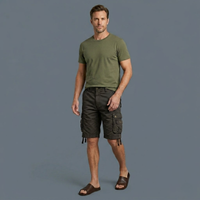 Jake cargo shorts Dark Grey