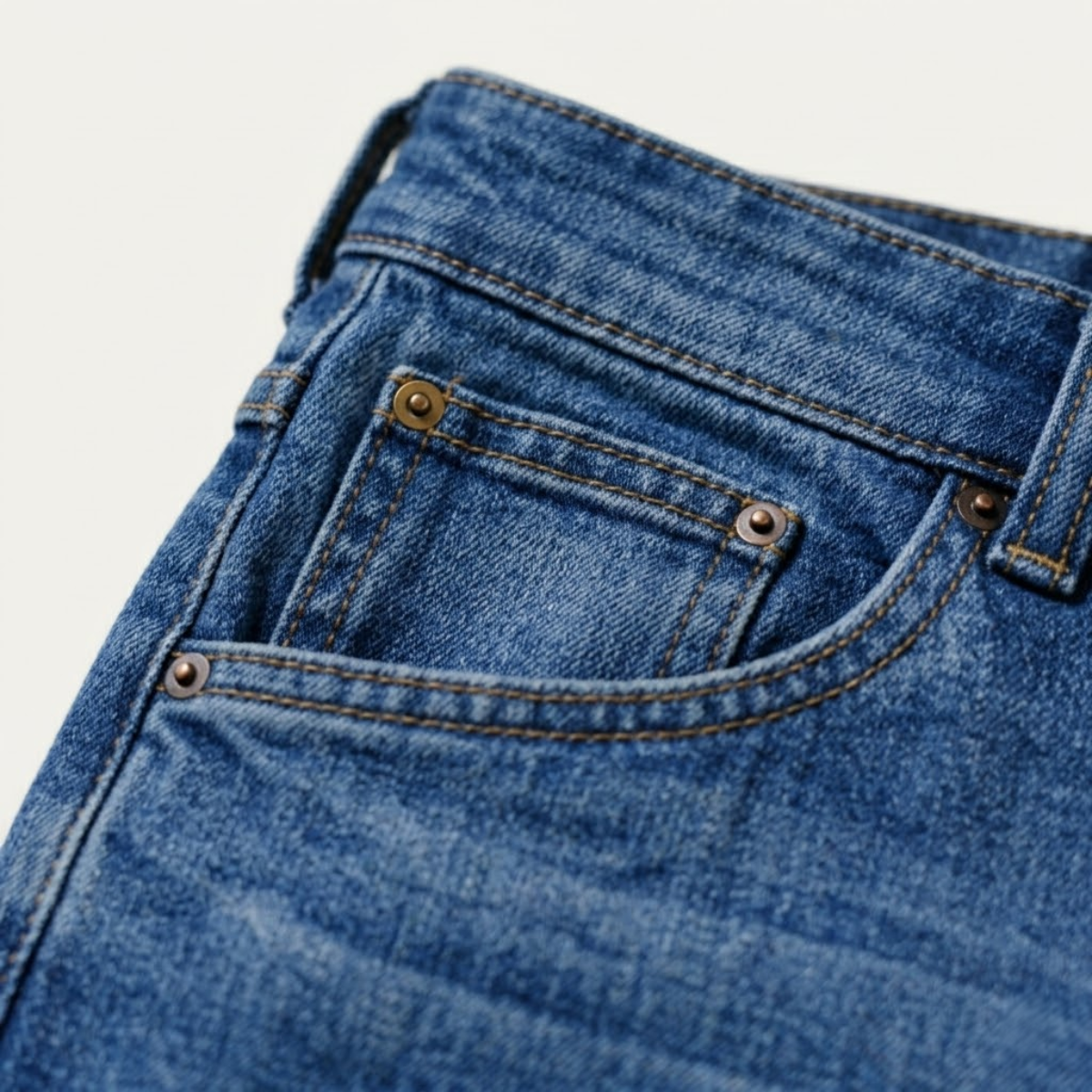 Gus Denim Cargo Shorts detail
