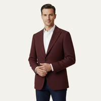 Logan | Tailored Tweed Fishbone Blazer Jacket