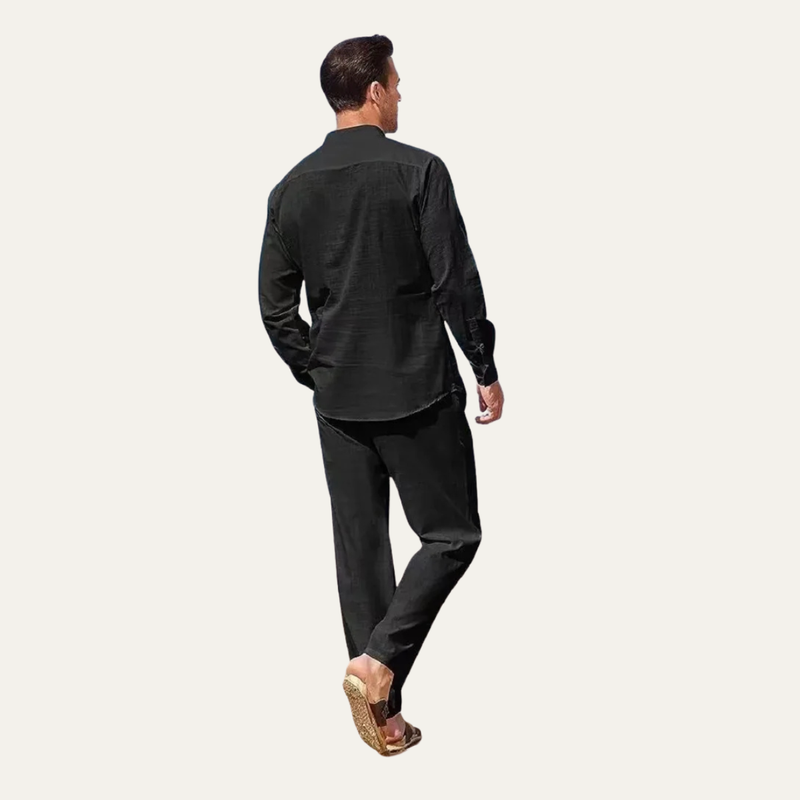 Otto | Men's Summer Shirt and Trousers Two-Piece Set