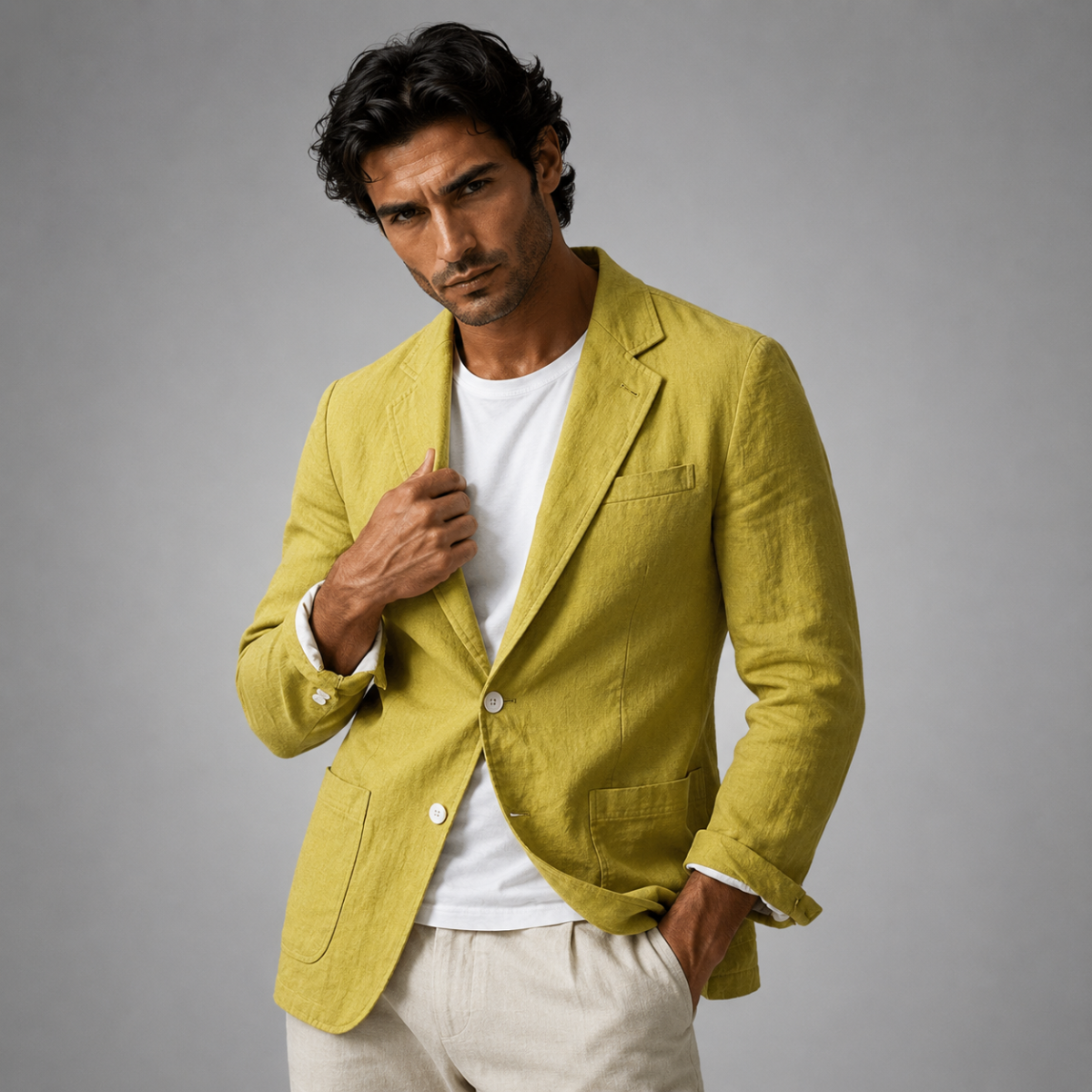 Lewis | Lightweight Linen Cotton Summer Blazer