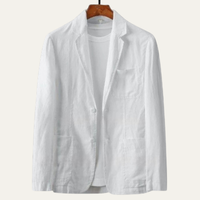 Maximilian summer linen blazer
