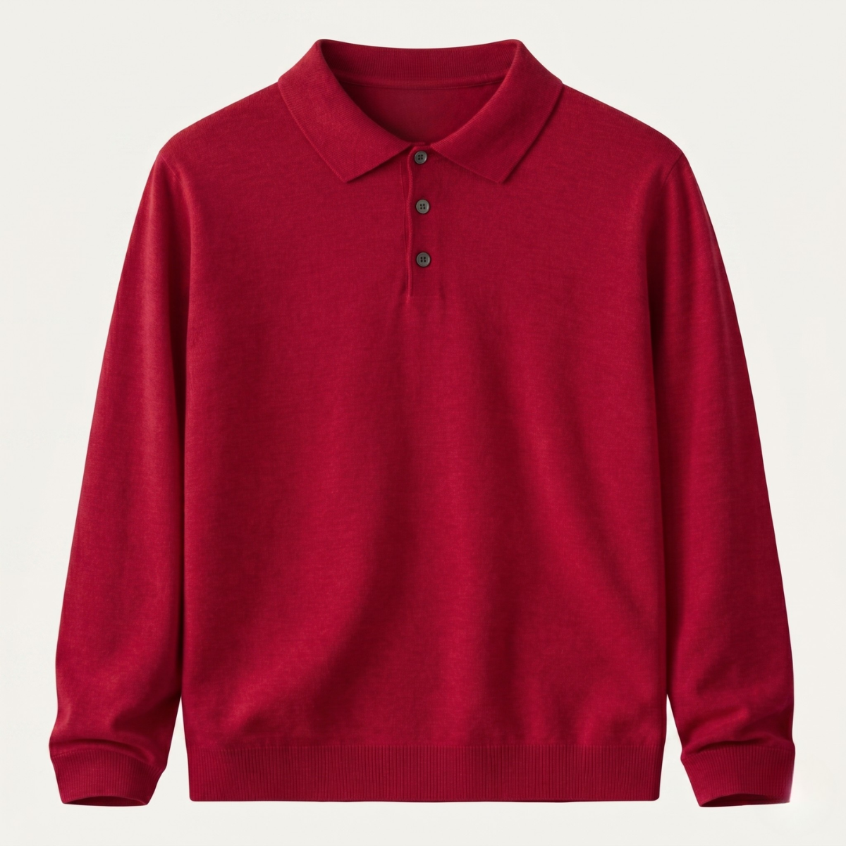 Milton | Merino Wool Knit Smart Casual Polo Jumper