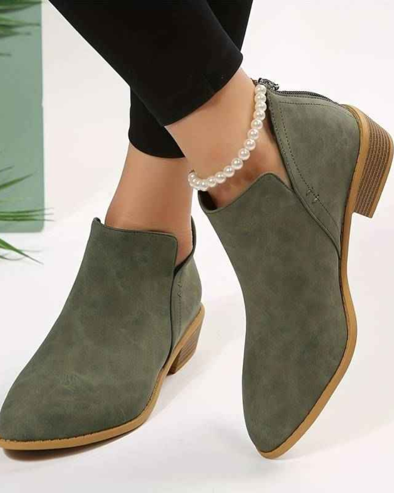Cordelia | Pointed Toe Ankle Boots