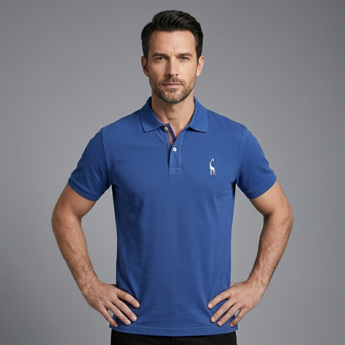 Kai | Cotton Tailored Short Sleeve Polo Shirt