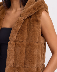Marguerite | Hooded Quilted Longline Vest