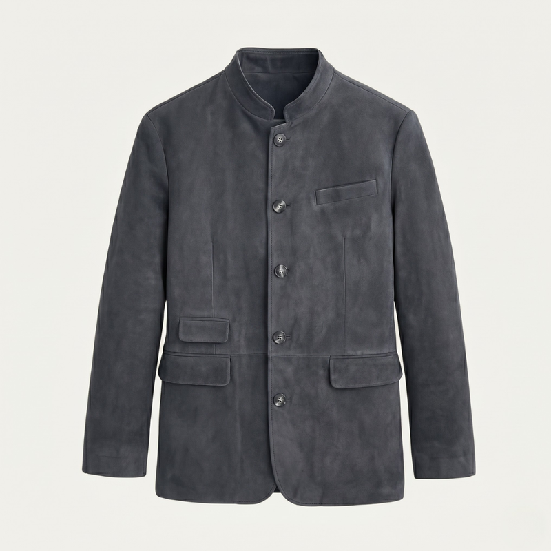 Luka | Casual Suede Single Breasted Blazer Jacket