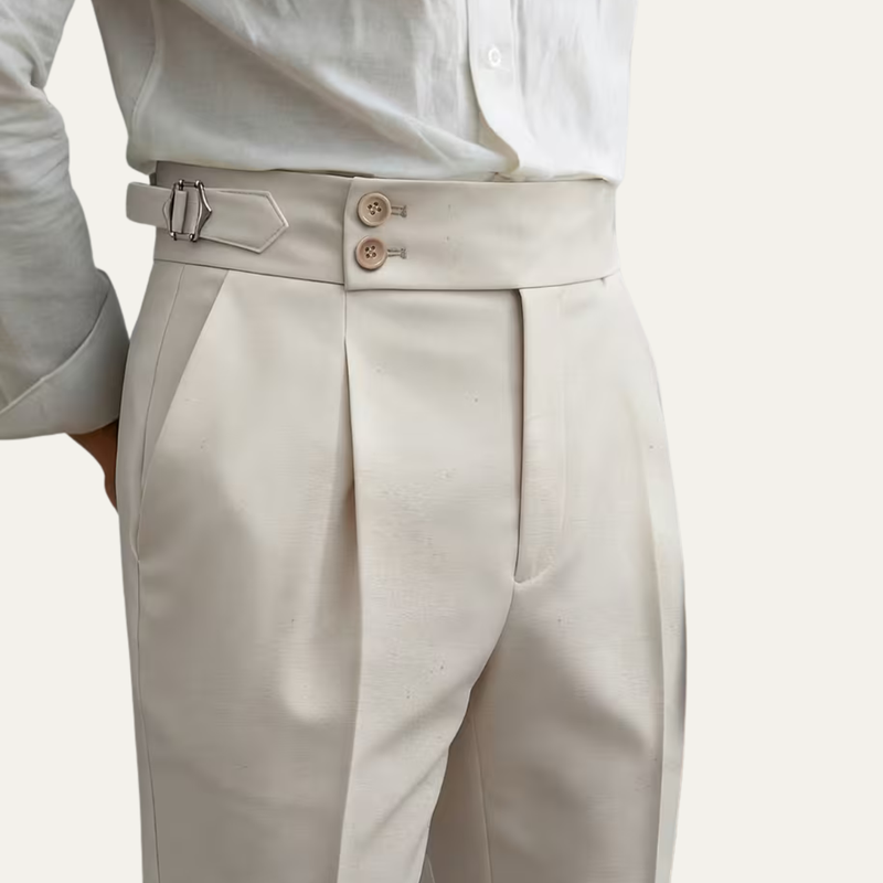 Harvey linen dress trousers