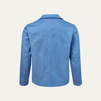 Zane | Striped Lightweight Cotton Linen Blend Blazer