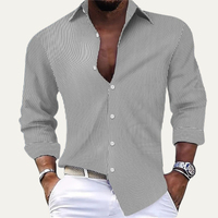 Carter striped shirt Light Grey