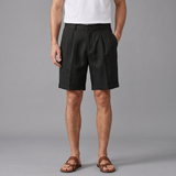 Frank | Lightweight Folded Hem Linen Shorts